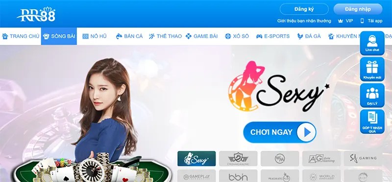 Casino RR88 là một sân chơi đẳng cấp và chuyên nghiệp