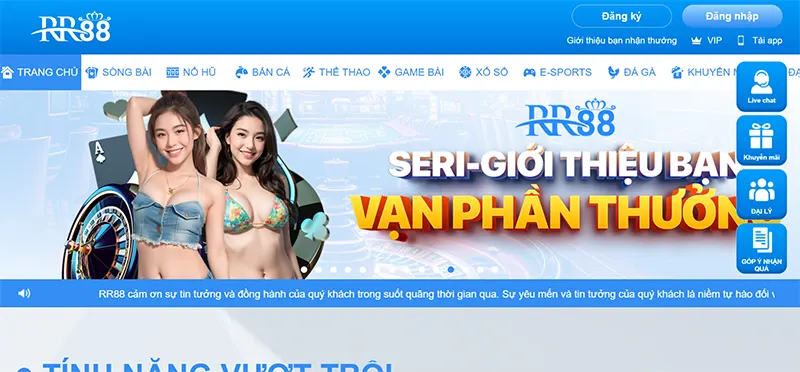 Trang chủ nhà cái RR88