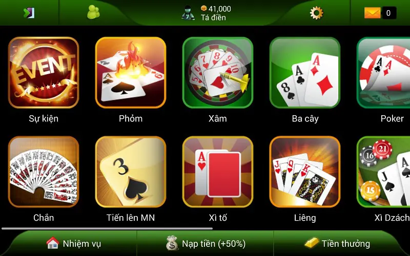 Các game bài online được xây dựng dựa trên các trò chơi bài truyền thống đa dạng và hấp dẫn